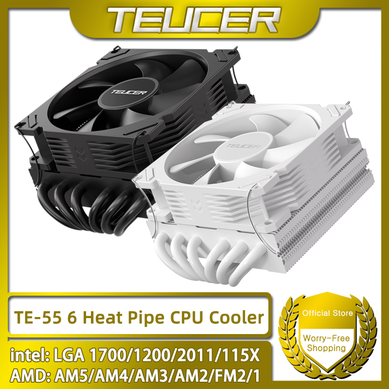 Air Cooler Cpu - TEUCER TE-55 Low Profile CPU Cooler