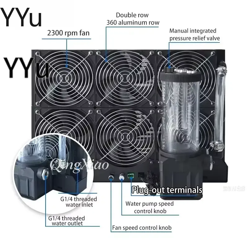 for FC700 A360S 2 External Wat - External Radiator Water Cooling Kit review and price