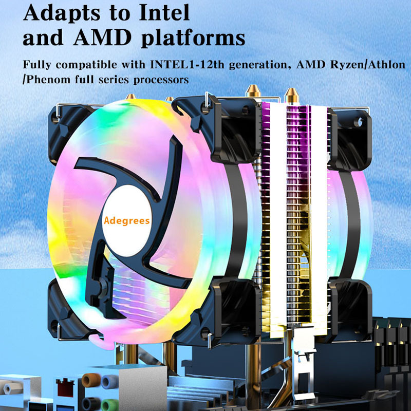 CPU Cooler 3Pin/4Pin PWM CPU P - Cpu Cooler review and price