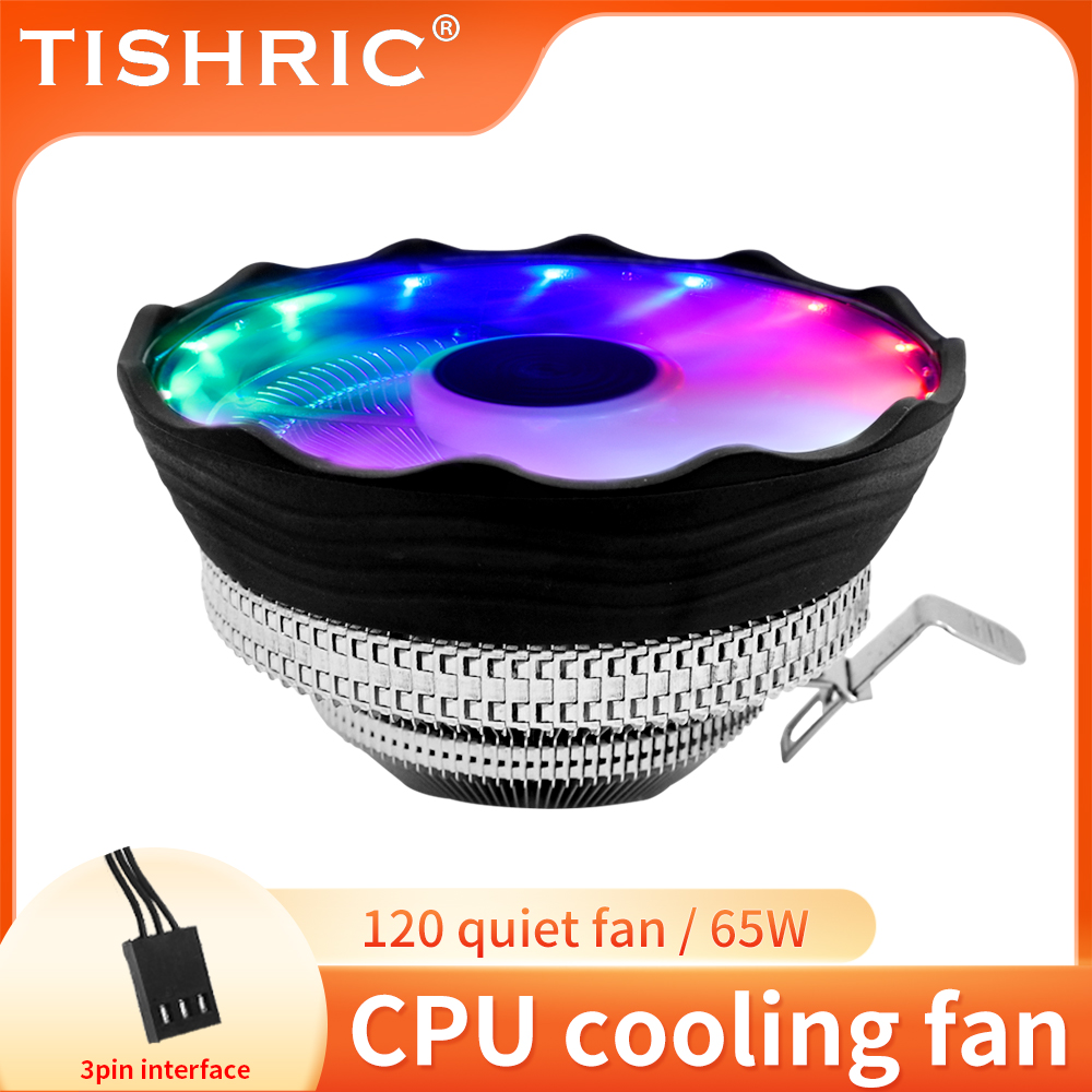 TISHRIC CPU Cooler Fan RGB PWM - Cpu Fan review and price