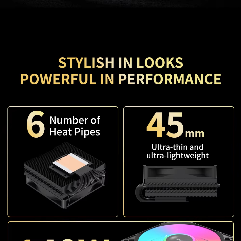 UPSIREN ITX90V6 X45 CPU Air Co - Air Cooler Cpu review and price
