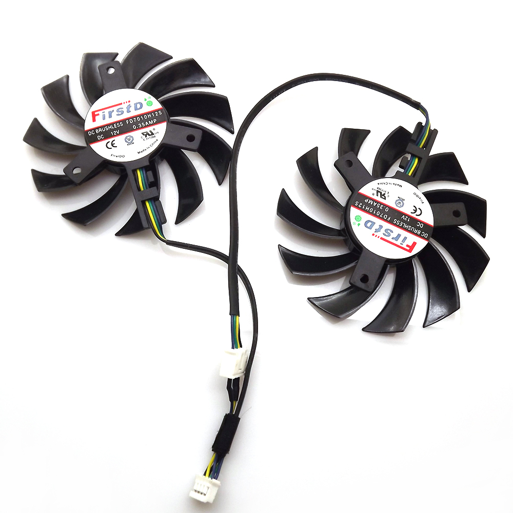 2pcs/lot FD7010H12S 75mm DC12V - Cpu Fan review and price
